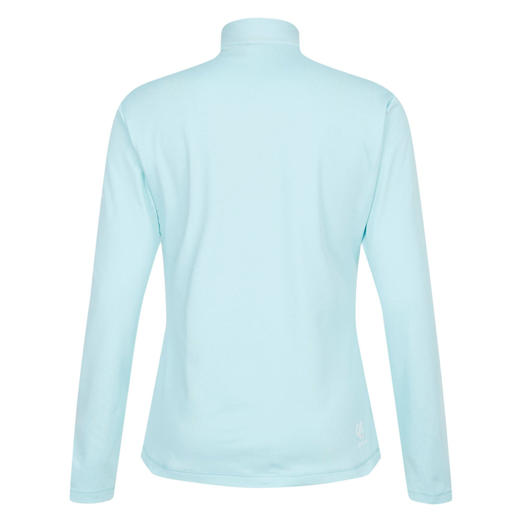 Lowline II Stretch - Damen Midlayer | halblanger RV - Hellblau Water Ballet Bild 4