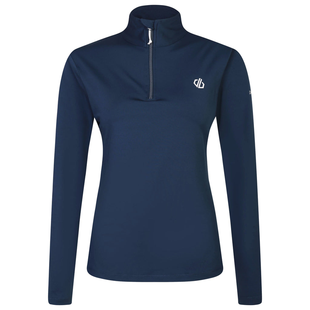 Lowline II Strtch - Damen Midlayer | mit hohem Kragen - Blau MoonLt Denim Bild 1