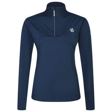 Lowline II Strtch - Damen Midlayer | mit hohem Kragen - Blau MoonLt Denim Bild 1