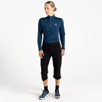 MELODIC III 3/4 Trousers - Damen 3/4 Hose | wasserabweisende Beschichtung - Schwarz Black Bild 1