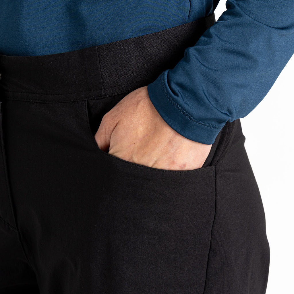 MELODIC III 3/4 Trousers - Damen 3/4 Hose | wasserabweisende Beschichtung - Schwarz Black Bild 5