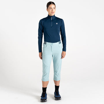 MELODIC III 3/4 Trousers - Damen 3/4 Hose | wasserabweisende Beschichtung - Blau Aquifer Bild 1