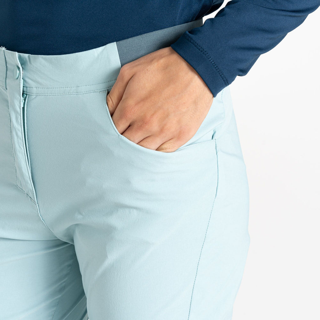 MELODIC III 3/4 Trousers - Damen 3/4 Hose | wasserabweisende Beschichtung - Blau Aquifer Bild 5