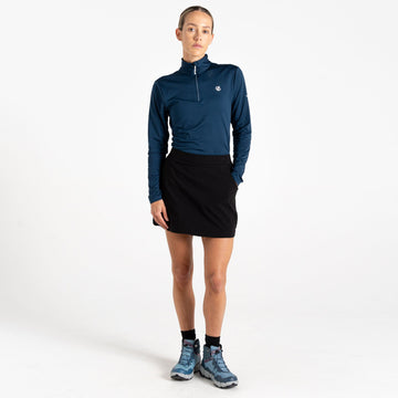 Melodious Skort - Damen Wanderrock | wasserabweisende Beschichtung - Schwarz Black Bild 1