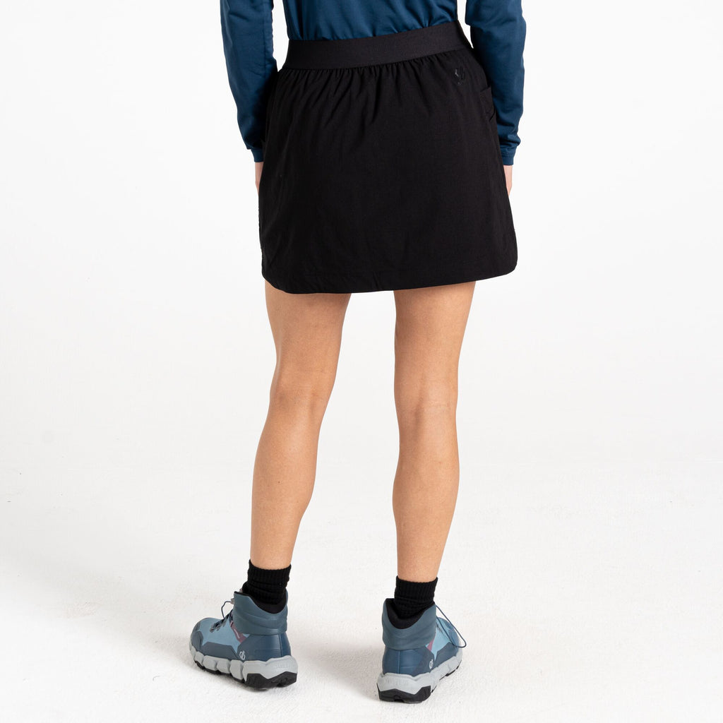 Melodious Skort - Damen Wanderrock | wasserabweisende Beschichtung - Schwarz Black Bild 2
