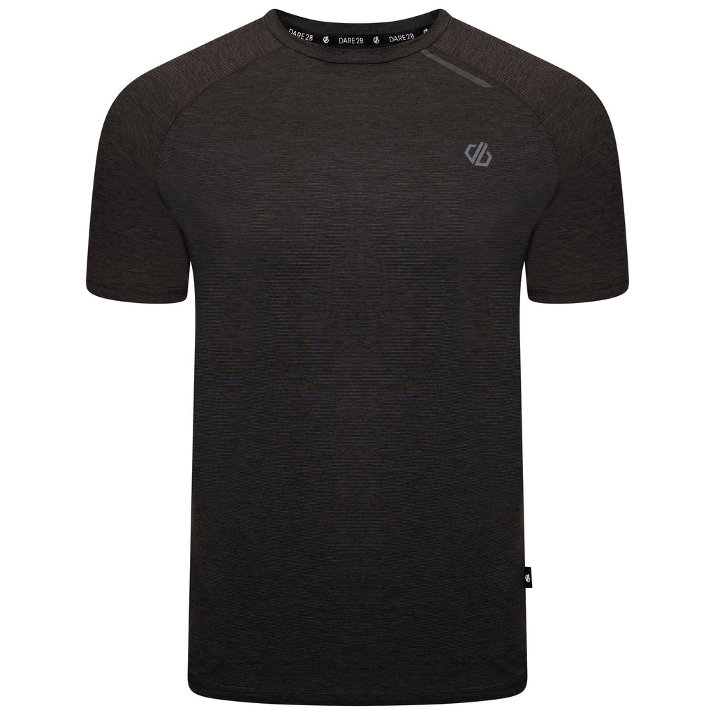 Persist Tee - Herren T-Shirt | Reflektierende Prints für bessere Sichtbarkeit - Schwarz Black Marl Bild 1