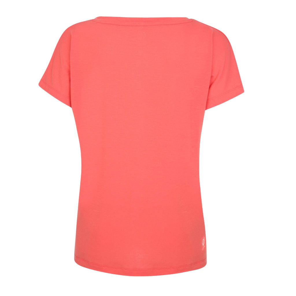 Persisting II Tee - Damen T-Shirt | bequemes Stretchgewebe - Orange Peach Bloom Bild 2