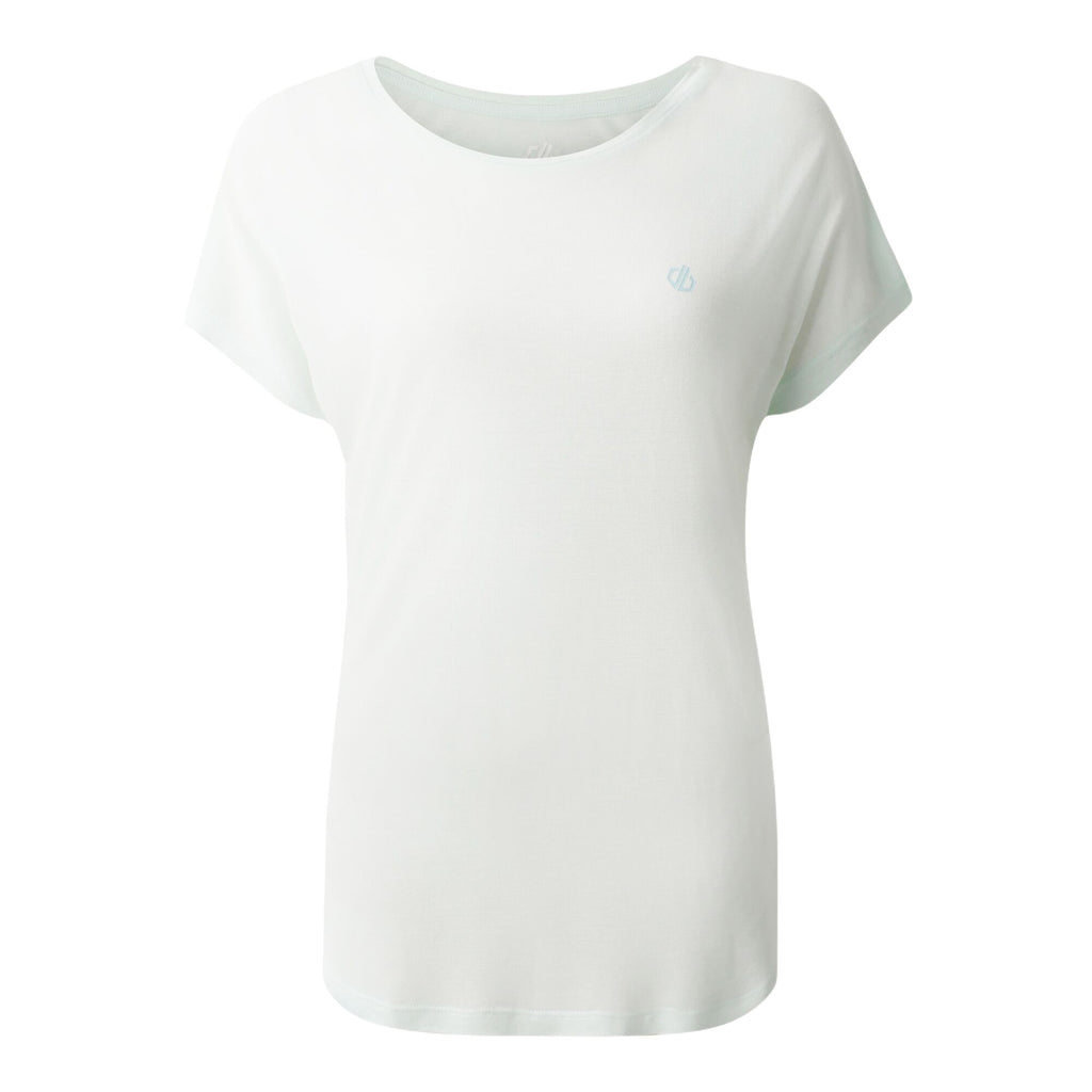 Persisting II Tee - Damen T-Shirt | bequemes Stretchgewebe - Weiß Chalk Blue Bild 1