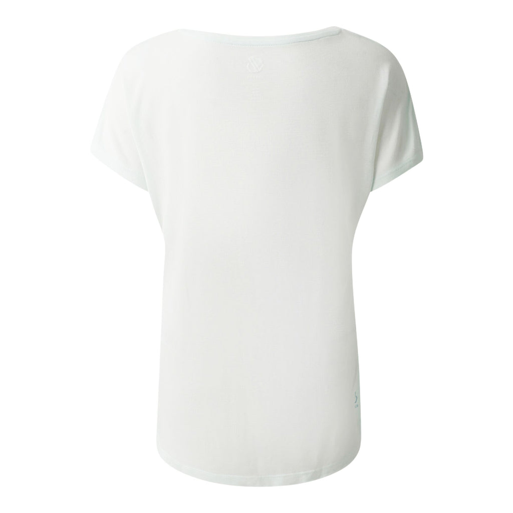 Persisting II Tee - Damen T-Shirt | bequemes Stretchgewebe - Weiß Chalk Blue Bild 2