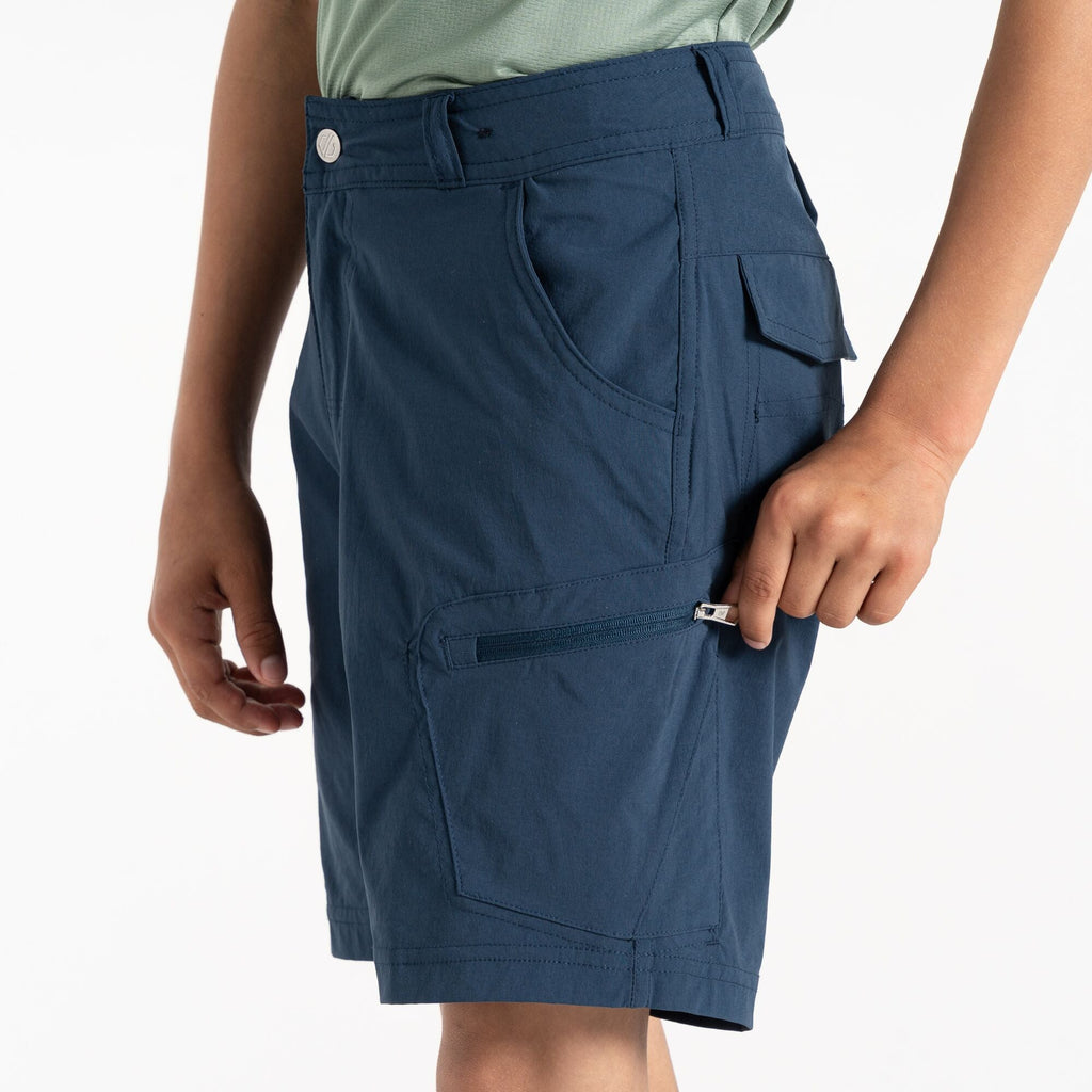 Reprise II Short - Kinder Short | verstellbare Taille - Blau MoonLt Denim Bild 3