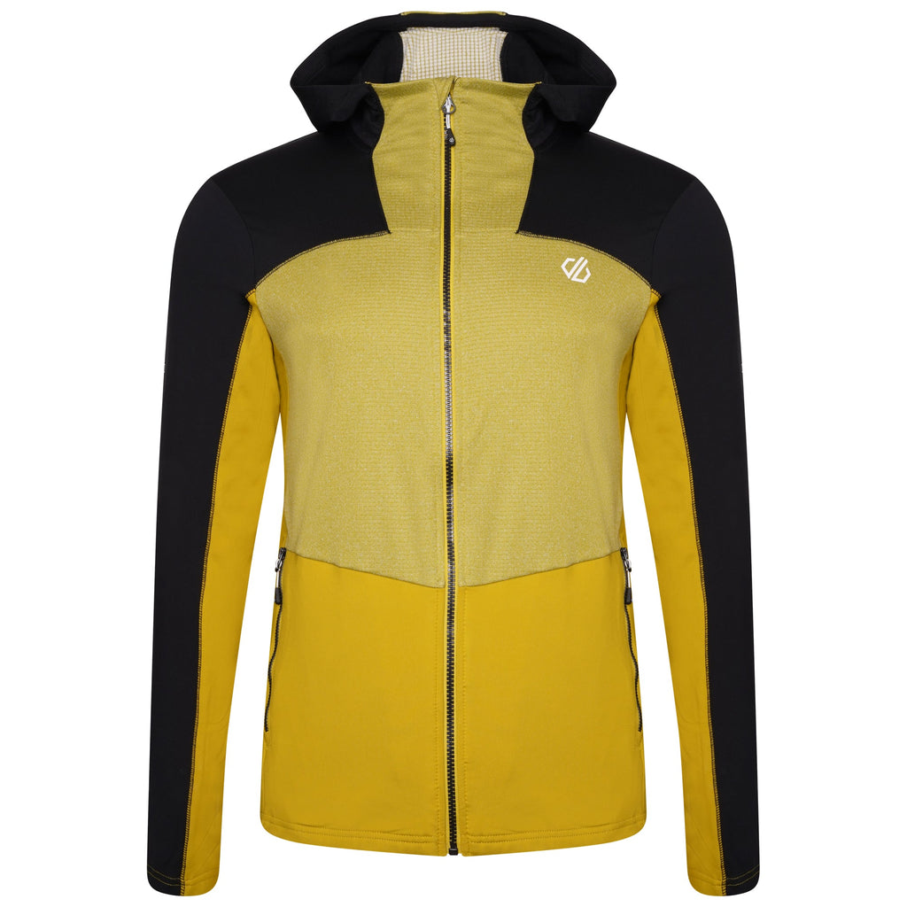 Revive II CoreStr - Herren Zip-Jacke | warm und schnelltrocknend - Gelb-Schwarz AntiMoss/Blk Bild 1