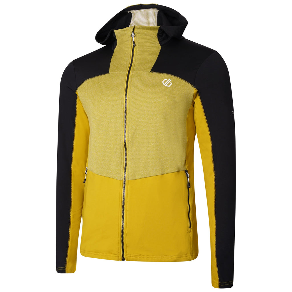 Revive II CoreStr - Herren Zip-Jacke | warm und schnelltrocknend - Gelb-Schwarz AntiMoss/Blk Bild 2
