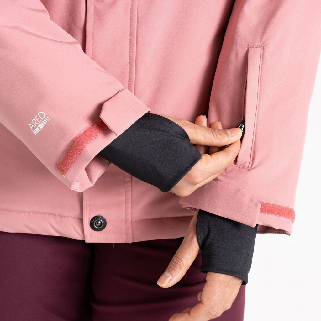 Ski Life Jacket - Damen Skijacke | wasserdichtes und atmungsaktives Stretchgewebe - Rosa Dusty Rose Bild 4