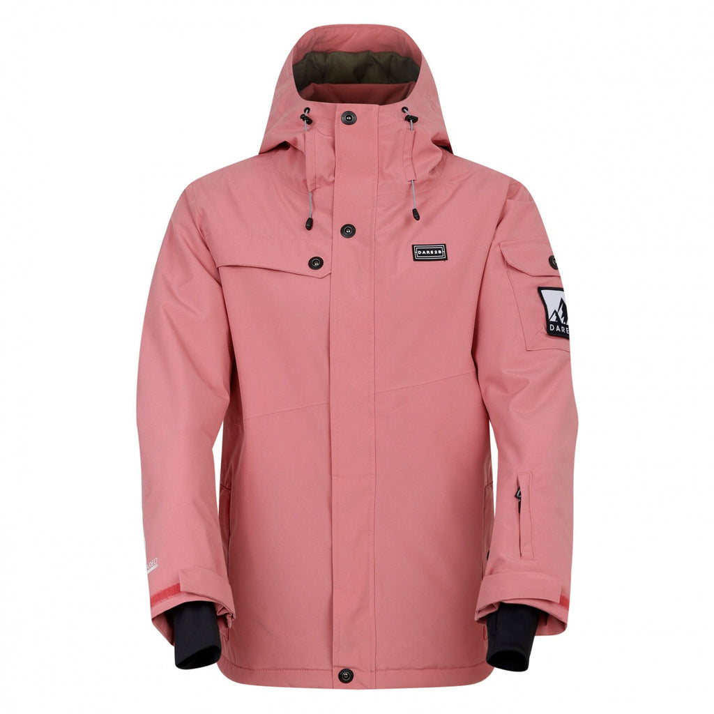 Ski Life Jacket - Damen Skijacke | wasserdichtes und atmungsaktives Stretchgewebe - Rosa Dusty Rose Bild 8