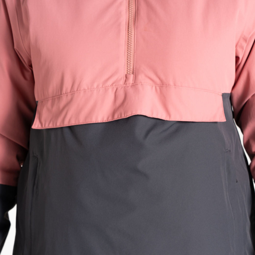 Snowburst Overhead Jacket - Damen Skijacke | verschweißte Nähte - Rosa-Grau Dusty Rose/Ebony Grey Bild 3