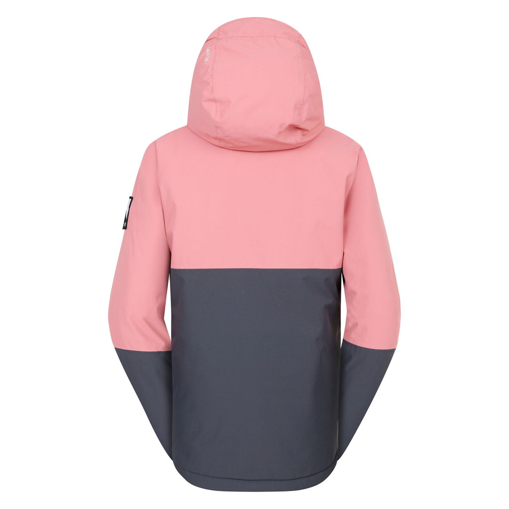 Snowburst Overhead Jacket - Damen Skijacke | verschweißte Nähte - Rosa-Grau Dusty Rose/Ebony Grey Bild 8