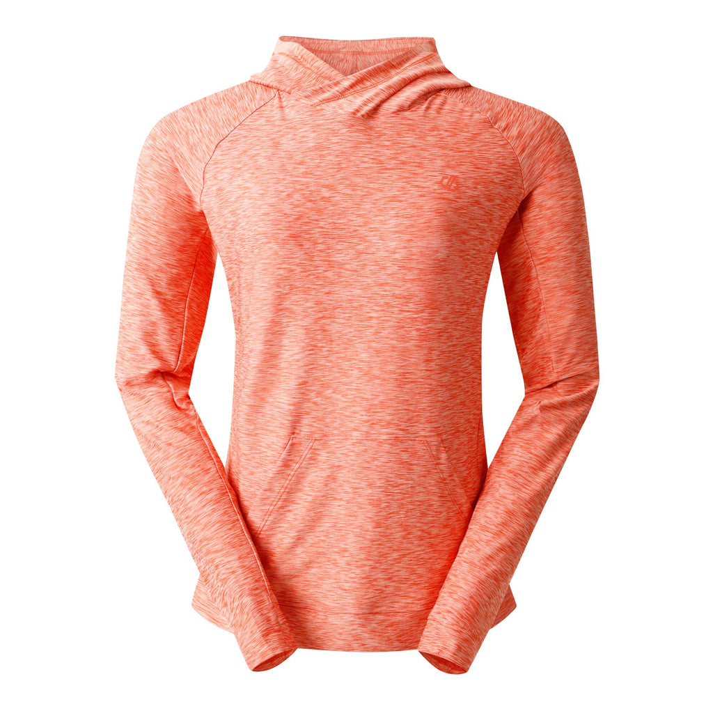 Sprint Ctiy Hoodie - Damen Hoodie | fixierte Kapuze mit lässigem Design - Orange BrntSiennMrl Bild 3
