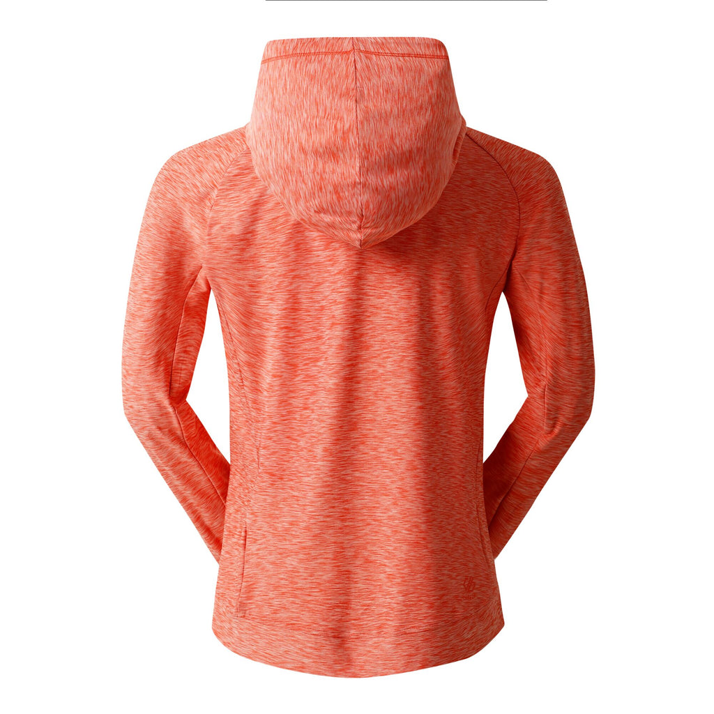 Sprint Ctiy Hoodie - Damen Hoodie | fixierte Kapuze mit lässigem Design - Orange BrntSiennMrl Bild 4