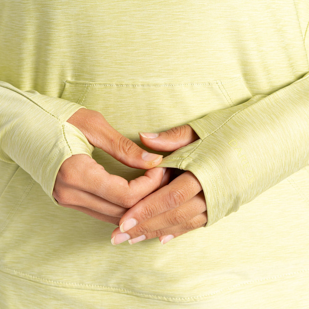 Sprint Ctiy Hoodie - Damen Hoodie | fixierte Kapuze mit lässigem Design - Grün BtrflyGrnMrl Bild 6