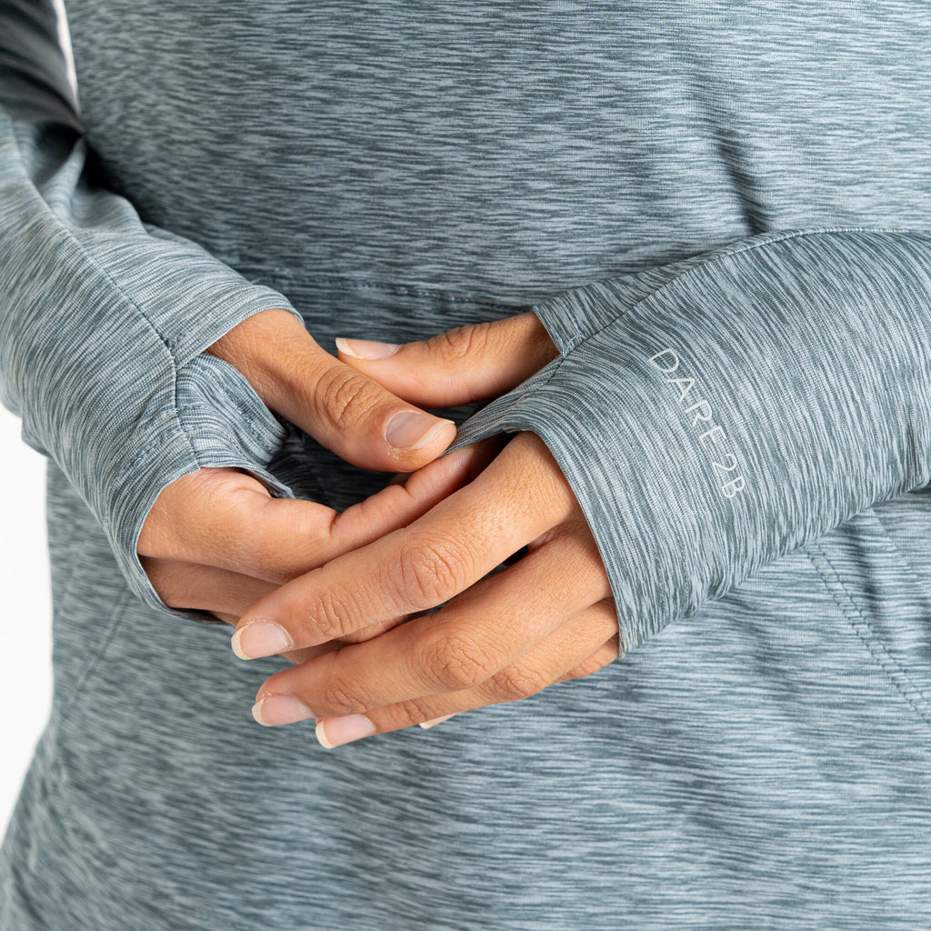 Sprint Ctiy Hoodie - Damen Hoodie | fixierte Kapuze mit lässigem Design - Grau ElemenGryMrl Bild 3