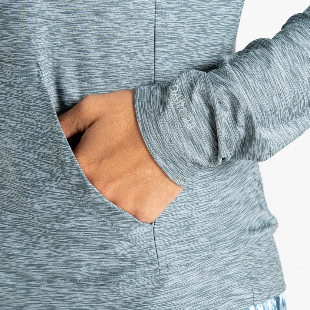 Sprint Ctiy Hoodie - Damen Hoodie | fixierte Kapuze mit lässigem Design - Grau ElemenGryMrl Bild 4