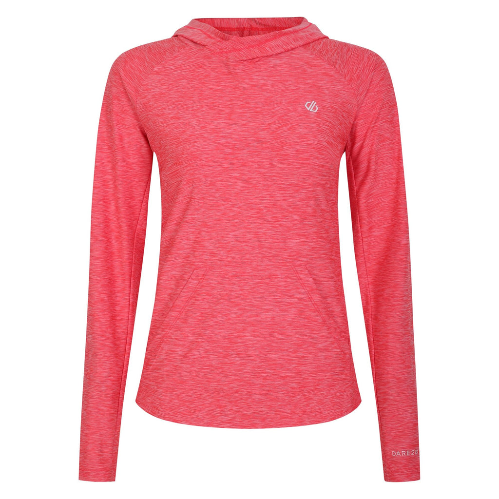 Sprint Cty Hoodie - Damen Hoodie | mit Daumenschlaufen - Pink NeonPinkMarl Bild 1