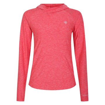 Sprint Cty Hoodie - Damen Hoodie | mit Daumenschlaufen - Pink NeonPinkMarl Bild 1