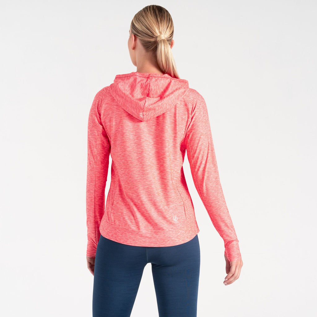 Sprint Cty Hoodie - Damen Hoodie | mit Daumenschlaufen - Pink NeonPinkMarl Bild 6