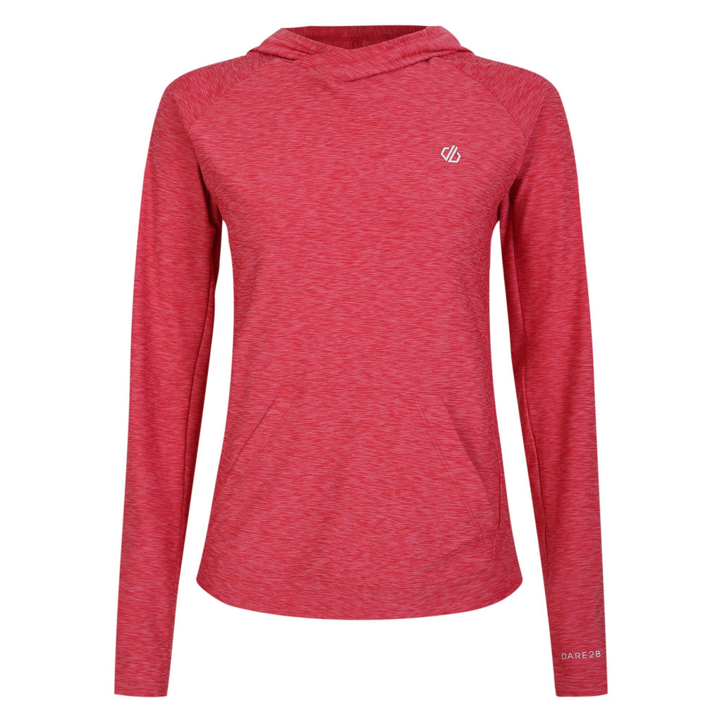 Sprint Cty Hoodie - Damen Hoodie | mit Daumenschlaufen - Pink Sorbet Pink Marl Bild 1
