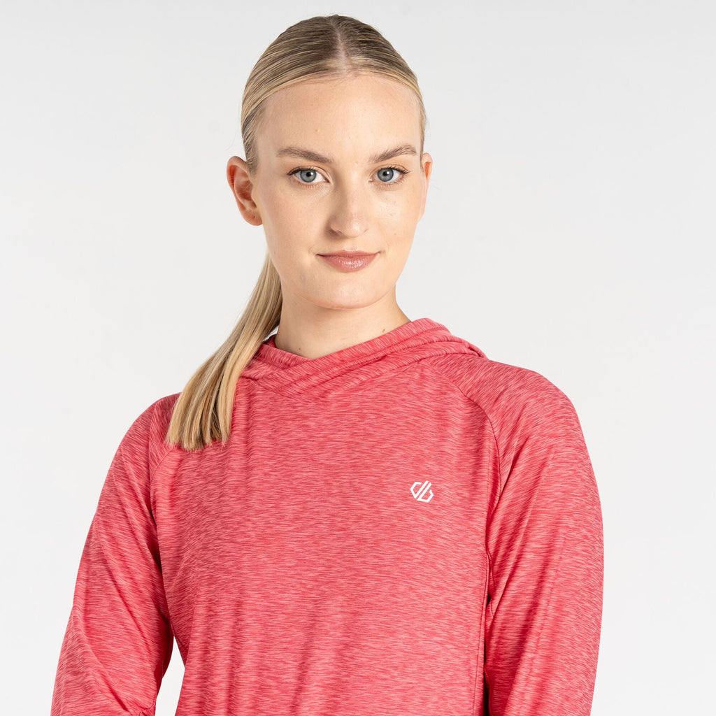 Sprint Cty Hoodie - Damen Hoodie | mit Daumenschlaufen - Pink Sorbet Pink Marl Bild 3