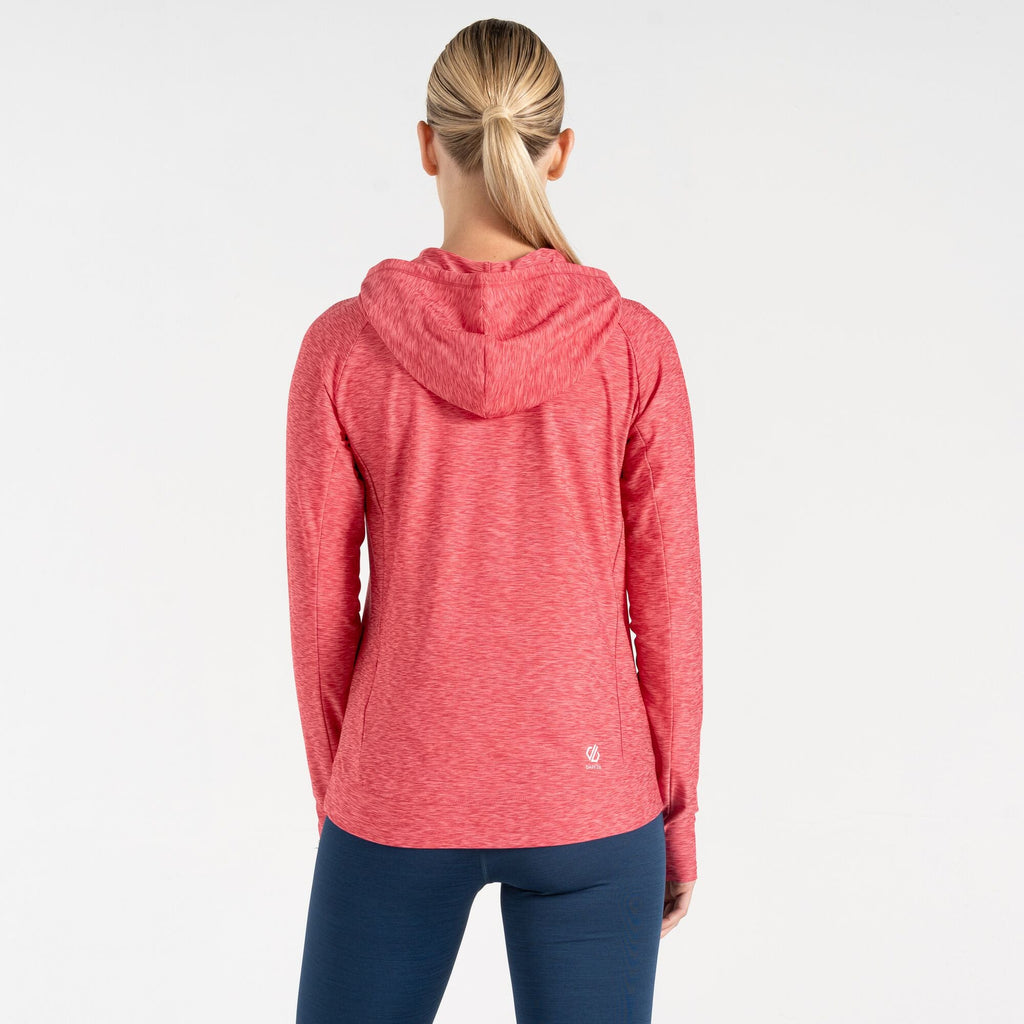 Sprint Cty Hoodie - Damen Hoodie | mit Daumenschlaufen - Pink Sorbet Pink Marl Bild 4