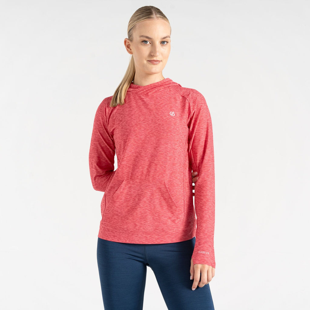 Sprint Cty Hoodie - Damen Hoodie | mit Daumenschlaufen - Pink Sorbet Pink Marl Bild 5