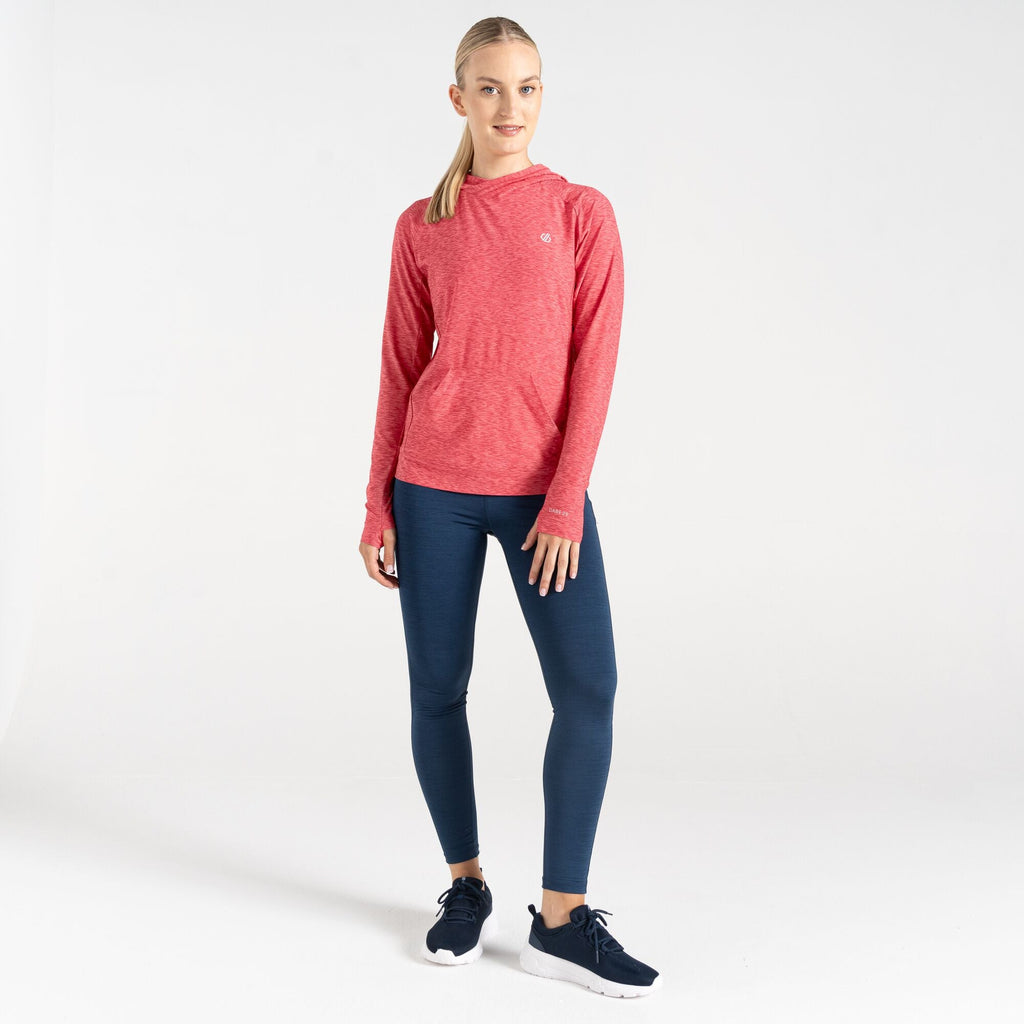 Sprint Cty Hoodie - Damen Hoodie | mit Daumenschlaufen - Pink Sorbet Pink Marl Bild 6