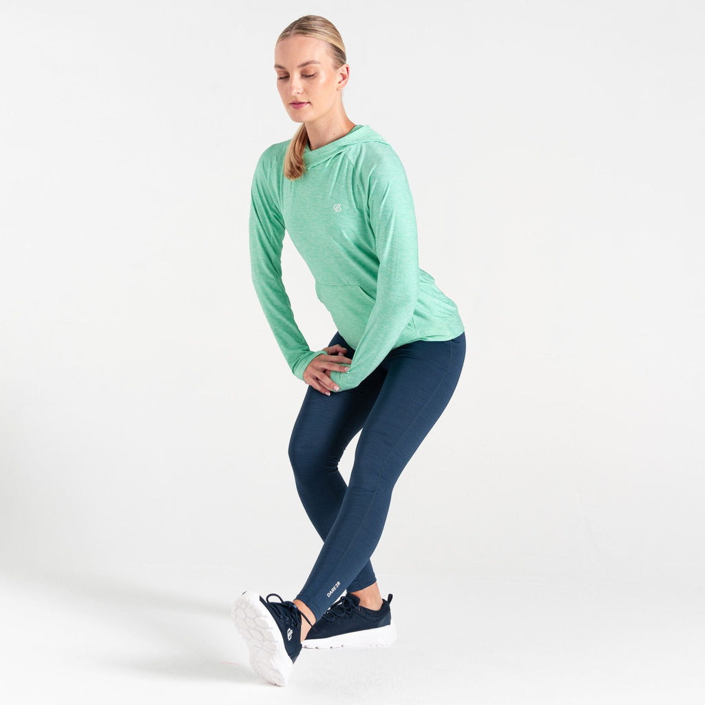 Sprint Cty Hoodie - Damen Hoodie | mit Daumenschlaufen - Mint Mint Green Marl Bild 3