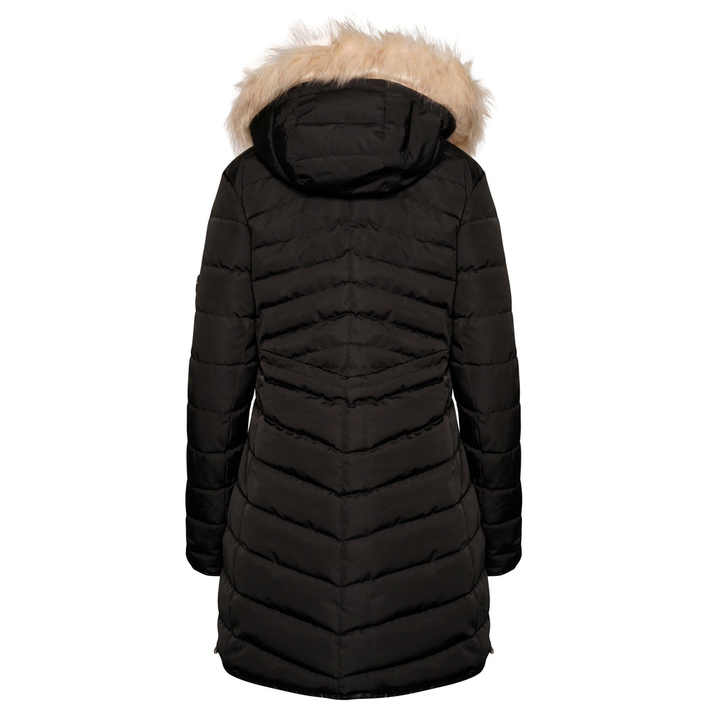 Striking III Jkt - Damen Mantel | mit abnehmbarem Kunstpelzbesatz - Schwarz Black Bild 3