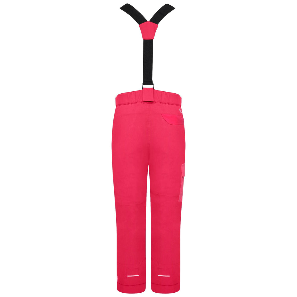 Timeout II Pant - Kinder Skihose | aus wasserdichtem Stretchmaterial - Pink VirPnk/Geran Bild 3