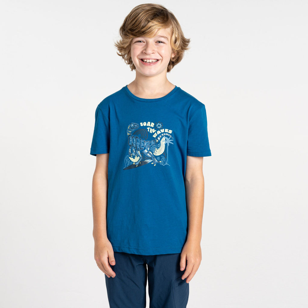 Trailblazer II Tee - Kinder T-Shirt | aus Baumwolle - Blau BlueSapphire Bild 1
