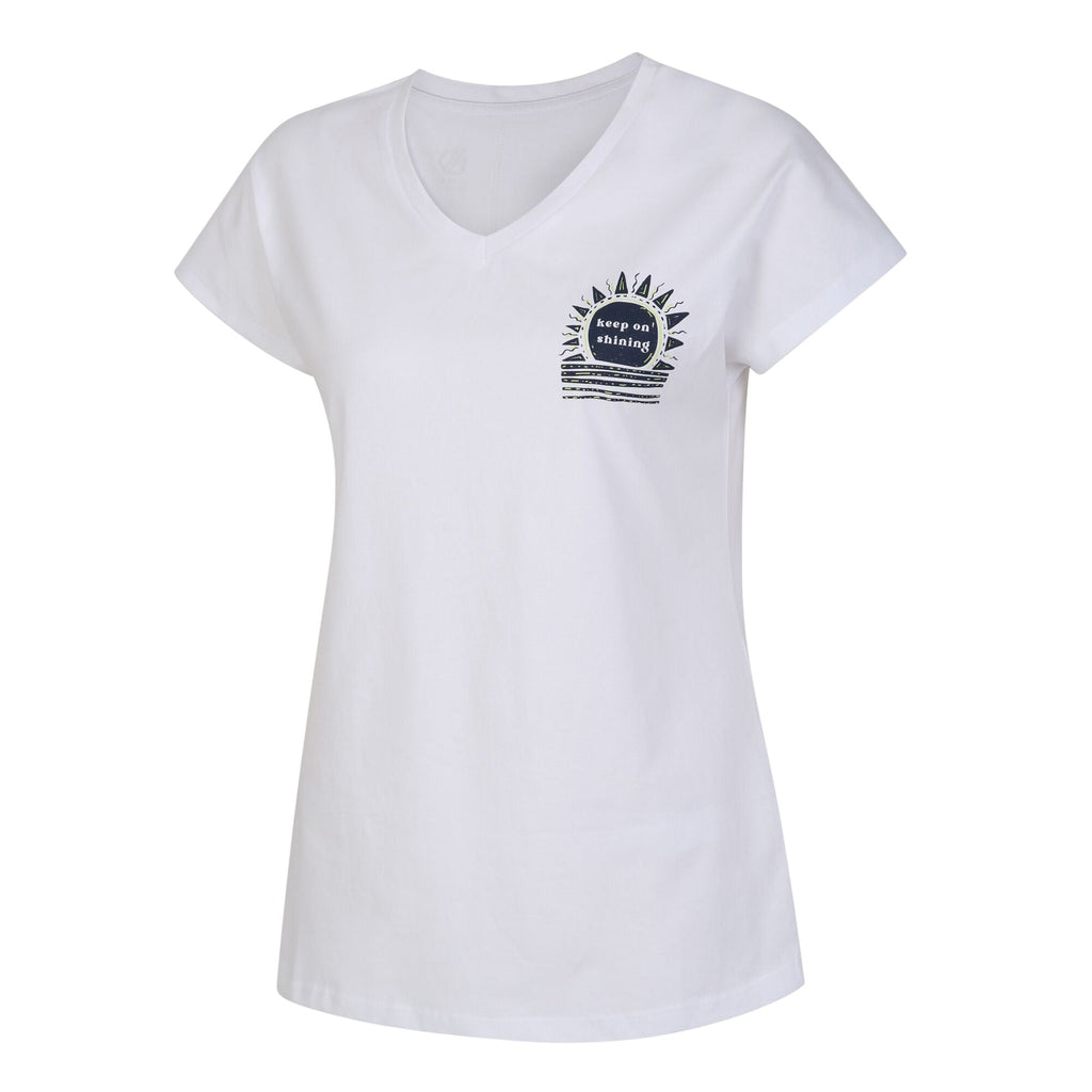 Tranquility Tee - Damen T-Shirt | aus Baumwolle, mit Druck - Weiß White Bild 2