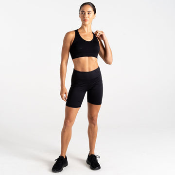 Upbeat Short - Damen Fitnesshose | flexible Passform - Schwarz Black Bild 1
