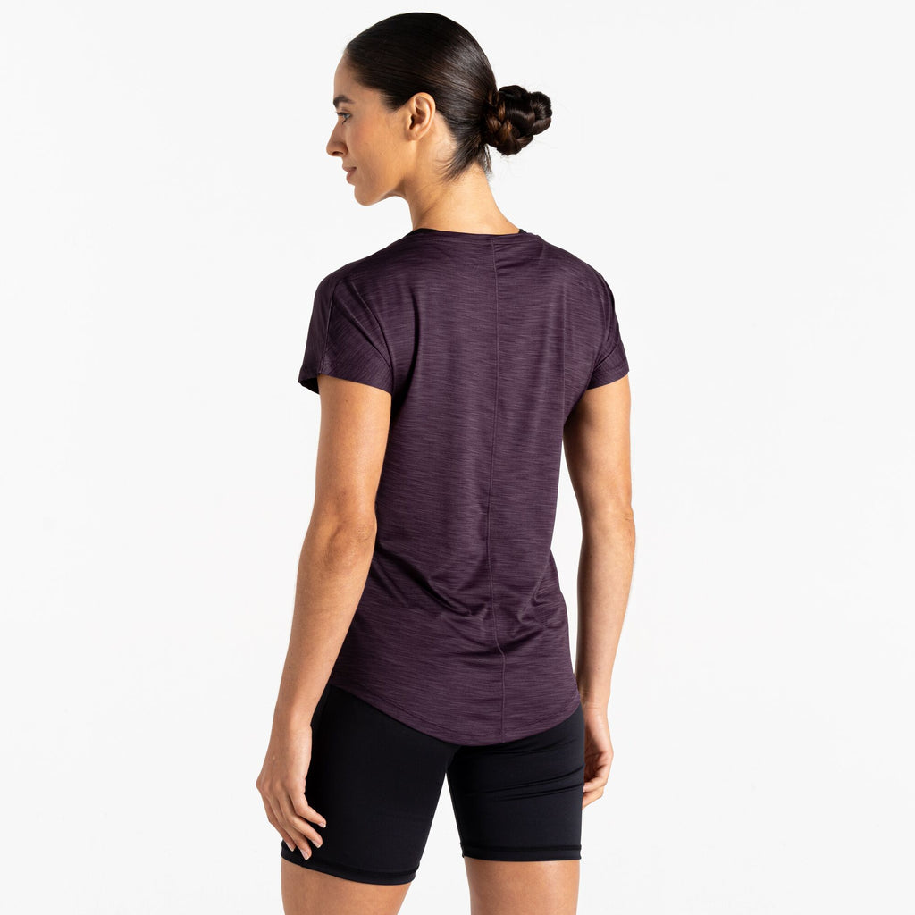 Vigilant Tee - Damen T-Shirt | V-Ausschnitt - Violett Deep Plum Bild 2
