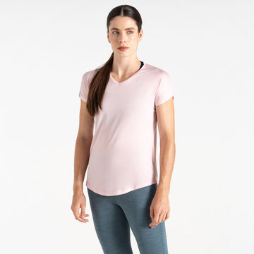 Vigilant Tee - Damen T-Shirt | leicht und schnell trocknend - Rosa Crystal Rose Bild 1