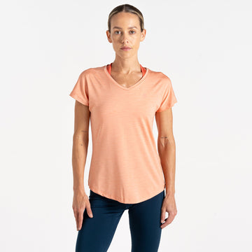 Vigilant Tee - Damen T-Shirt | V-Ausschnitt - Orange Shrimp Bild 1