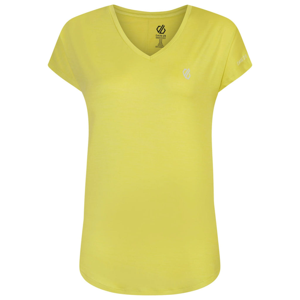 Vigilant Tee - Damen T-Shirt | leicht und schnell trocknend - Gelb Yellow Plum Bild 1