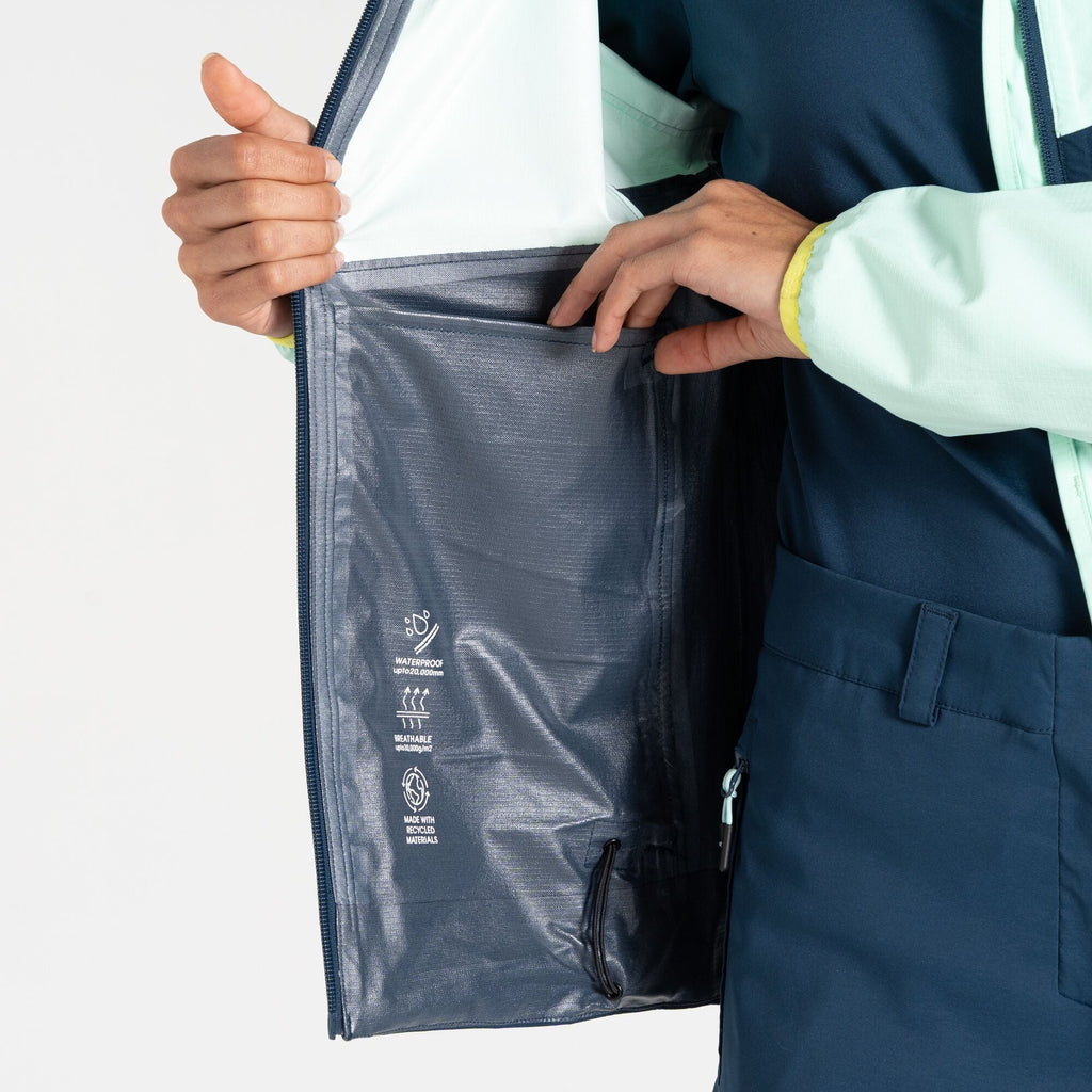 Womens TorrekLite - Damen Jacke | atmungsaktiv - Mint-Blau Mint Green/Moonlight Denim Bild 3