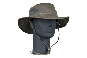 HAT BARGE MESH - Herren Hut | Baumwolle - Grau sand Bild 1