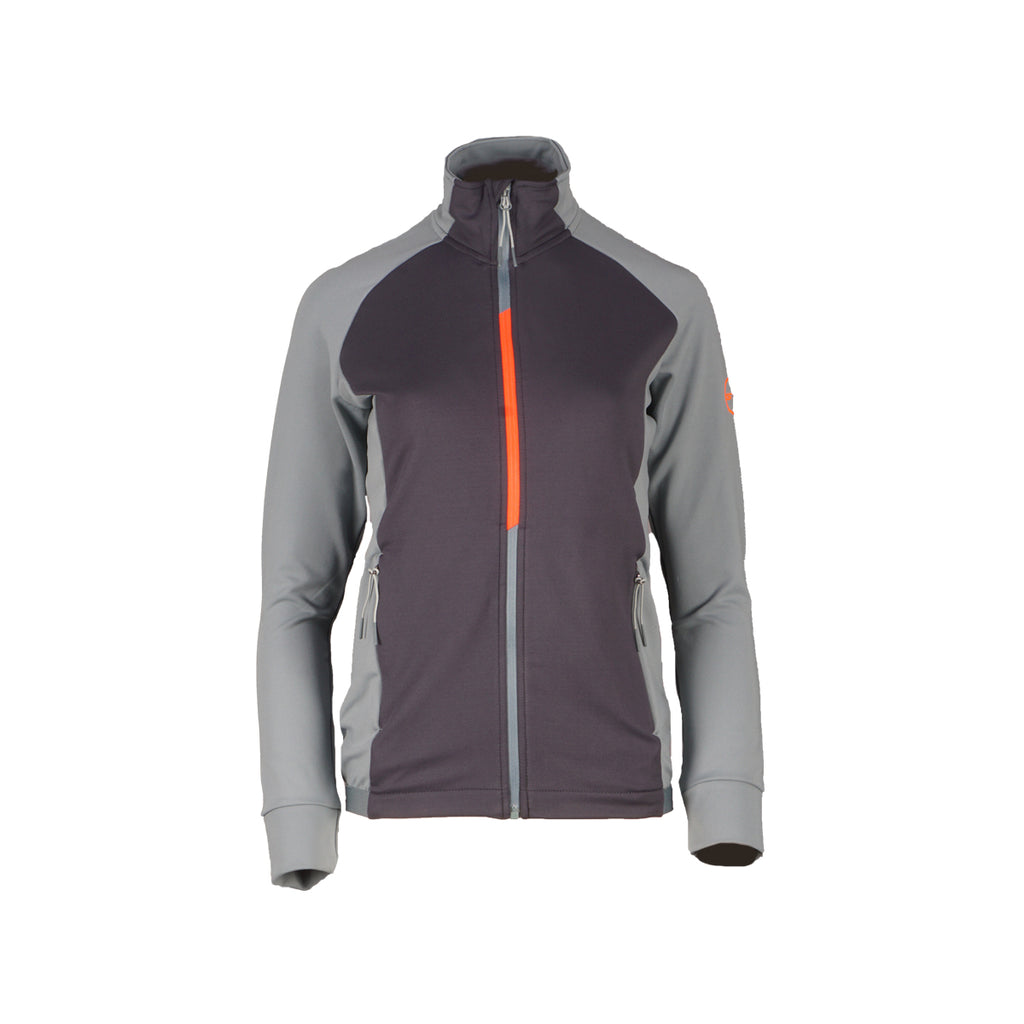 LADY JACKET POWERSTRETCH - Damen Zip-Jacke | Reißverschlusstaschen - blau smoke Bild 1