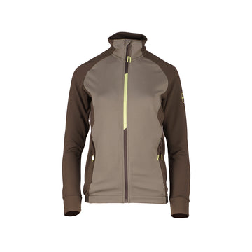 LADY JACKET POWERSTRETCH - Damen Zip-Jacke | Reißverschlusstaschen - Grau platin Bild 1