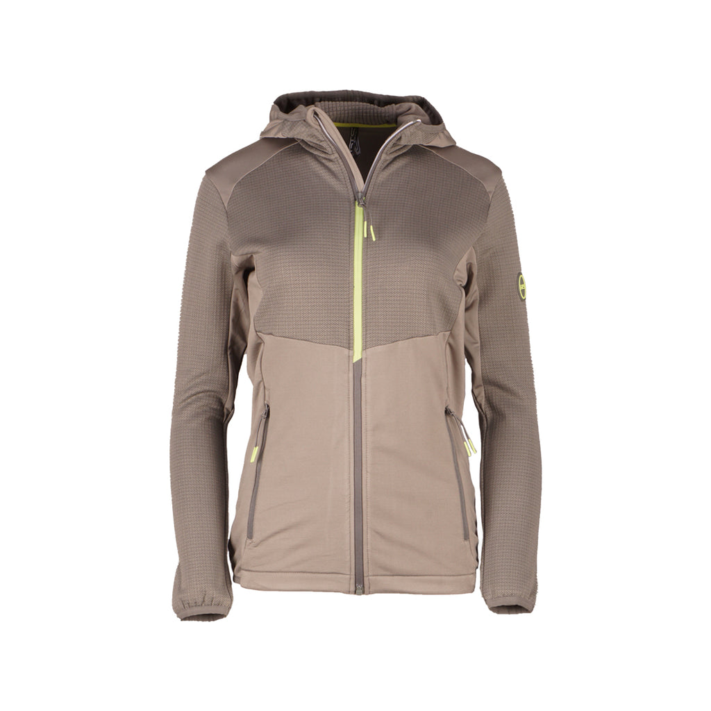 LADY JACKET WAFFLE BICOLOUR - Damen Zip-Jacke | weich und angenehm - Grau platin Bild 1