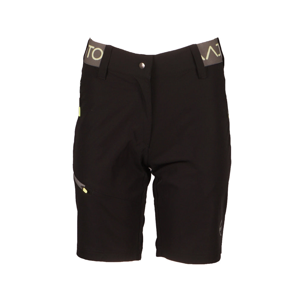 LADY SHORT OUTDOOR - Damen Wandershort | atmungsaktiv - Schwarz black Bild 1