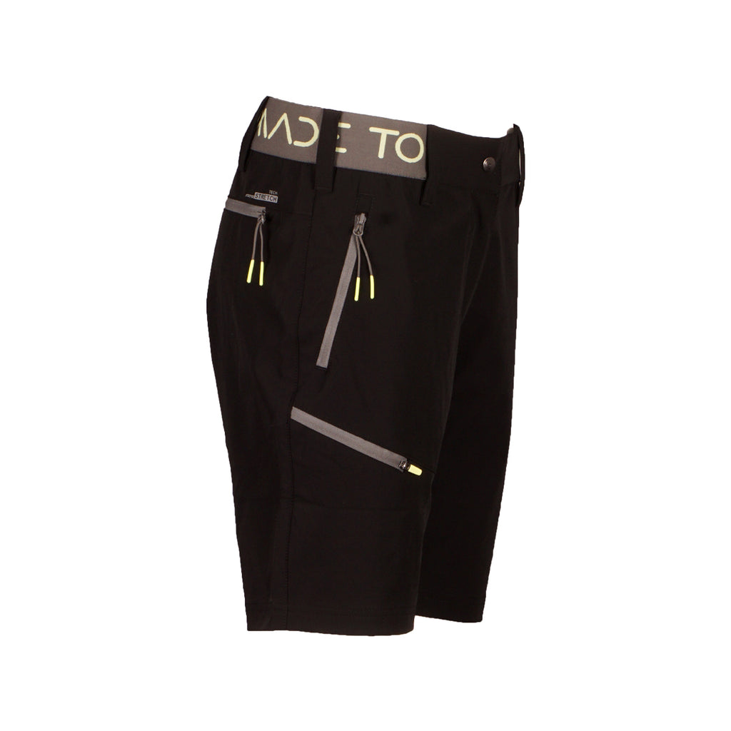 LADY SHORT OUTDOOR - Damen Wandershort | atmungsaktiv - Schwarz black Bild 2